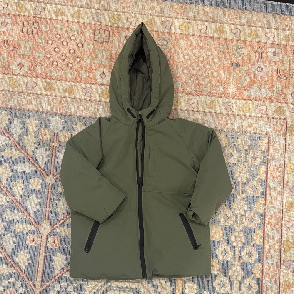 ZARA New W/Out Tags Kids Olive Green Coat Size 6
